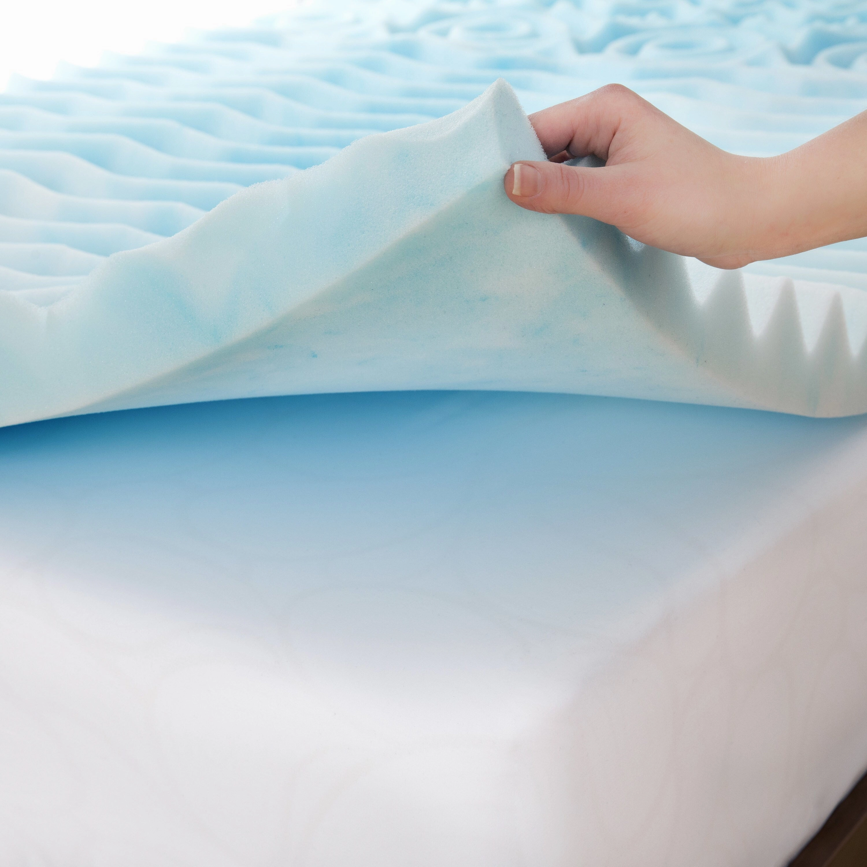 4-Inch 5-Zone Orthopedic Foam Mattress Topper