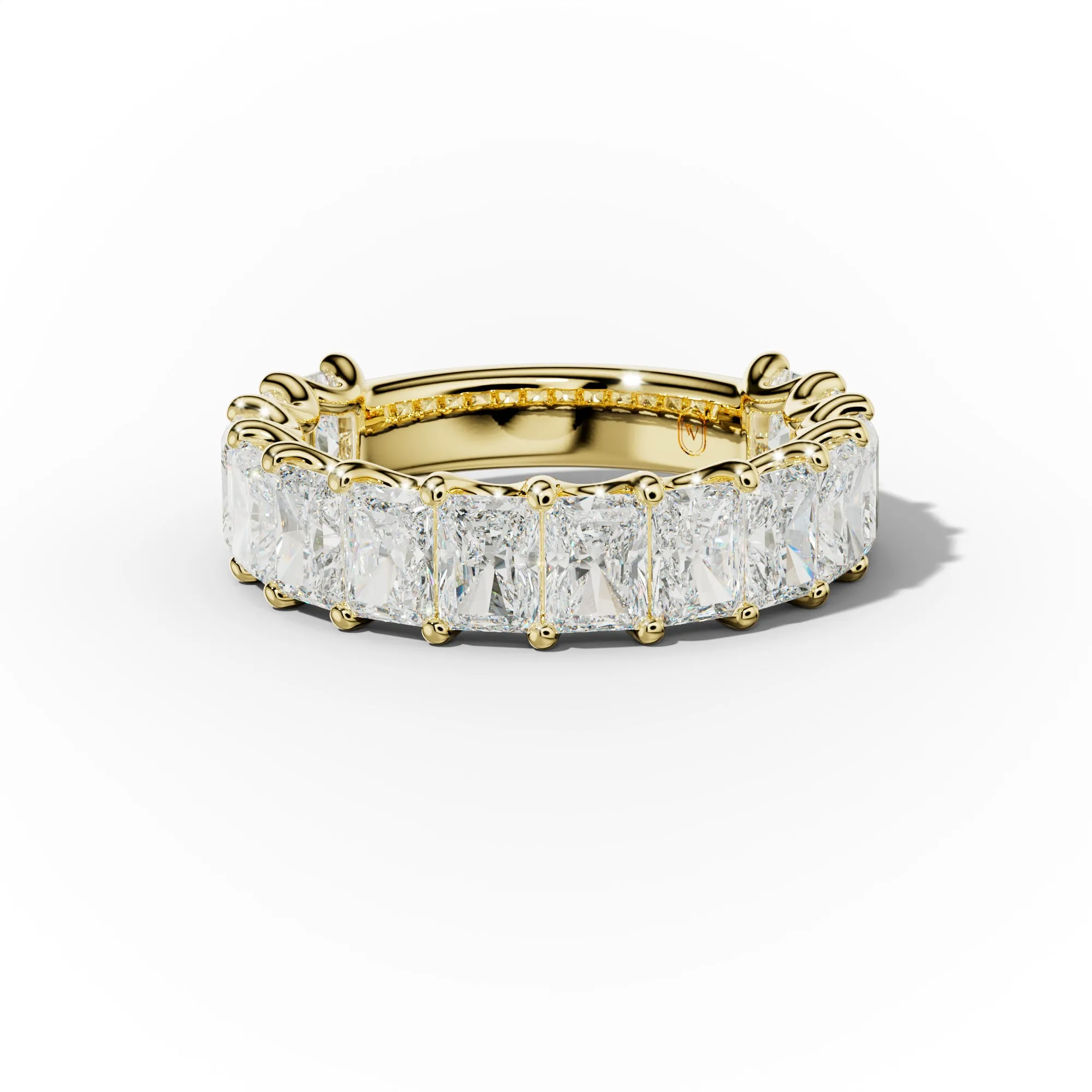 5.0 Carat Radiant Cut Diamond Anniversary Band