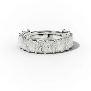 5.0 Carat Radiant Cut Diamond Anniversary Band