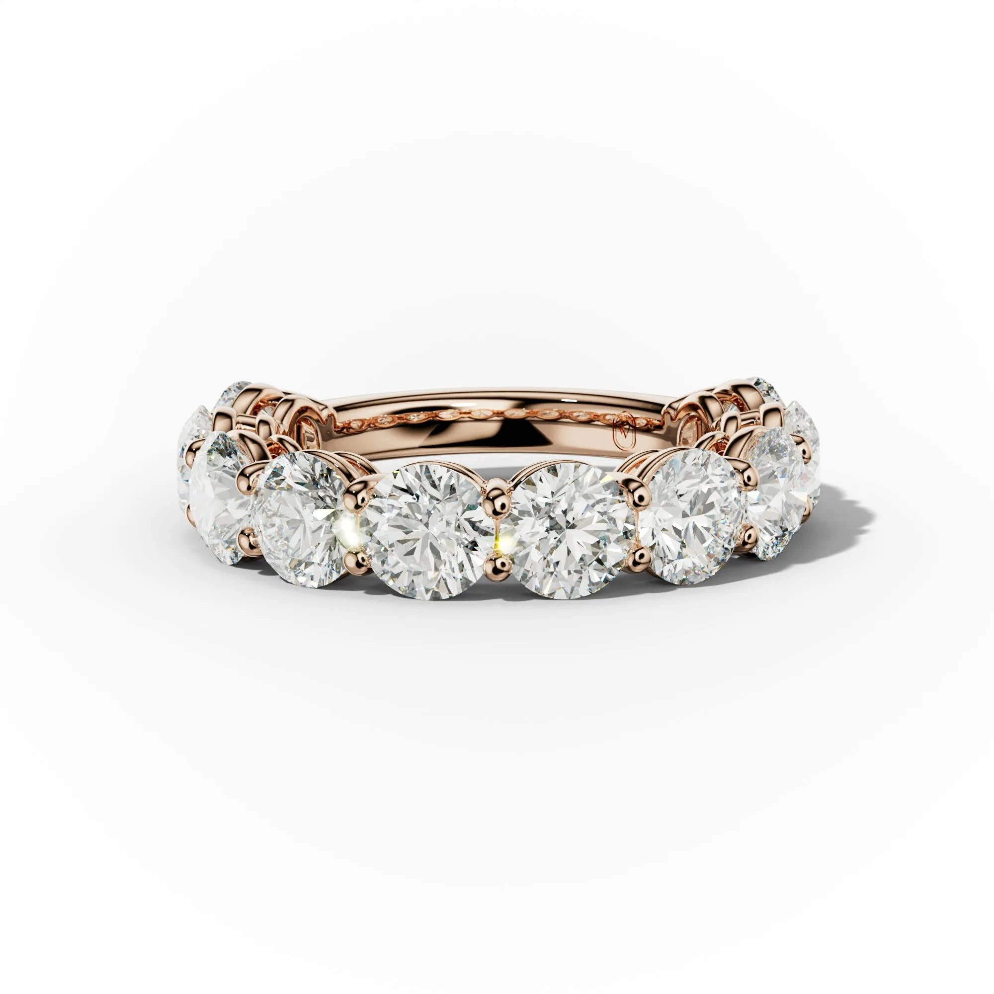 5.0 Carat Round Diamond Anniversary Band