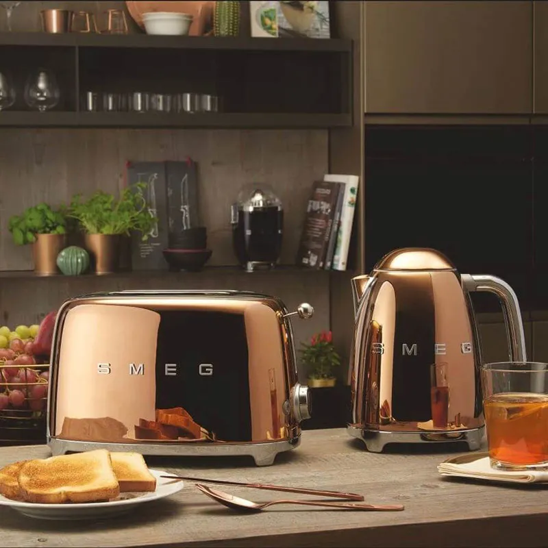 50's Retro Kettle, 1.7 litre, Rose Gold