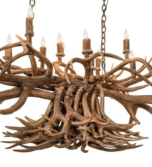 55" Elk & Deer Antler Chandelier