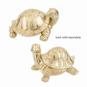 5" Golden Turtle Figurine Decorative Mirror,Home Decor Mirror