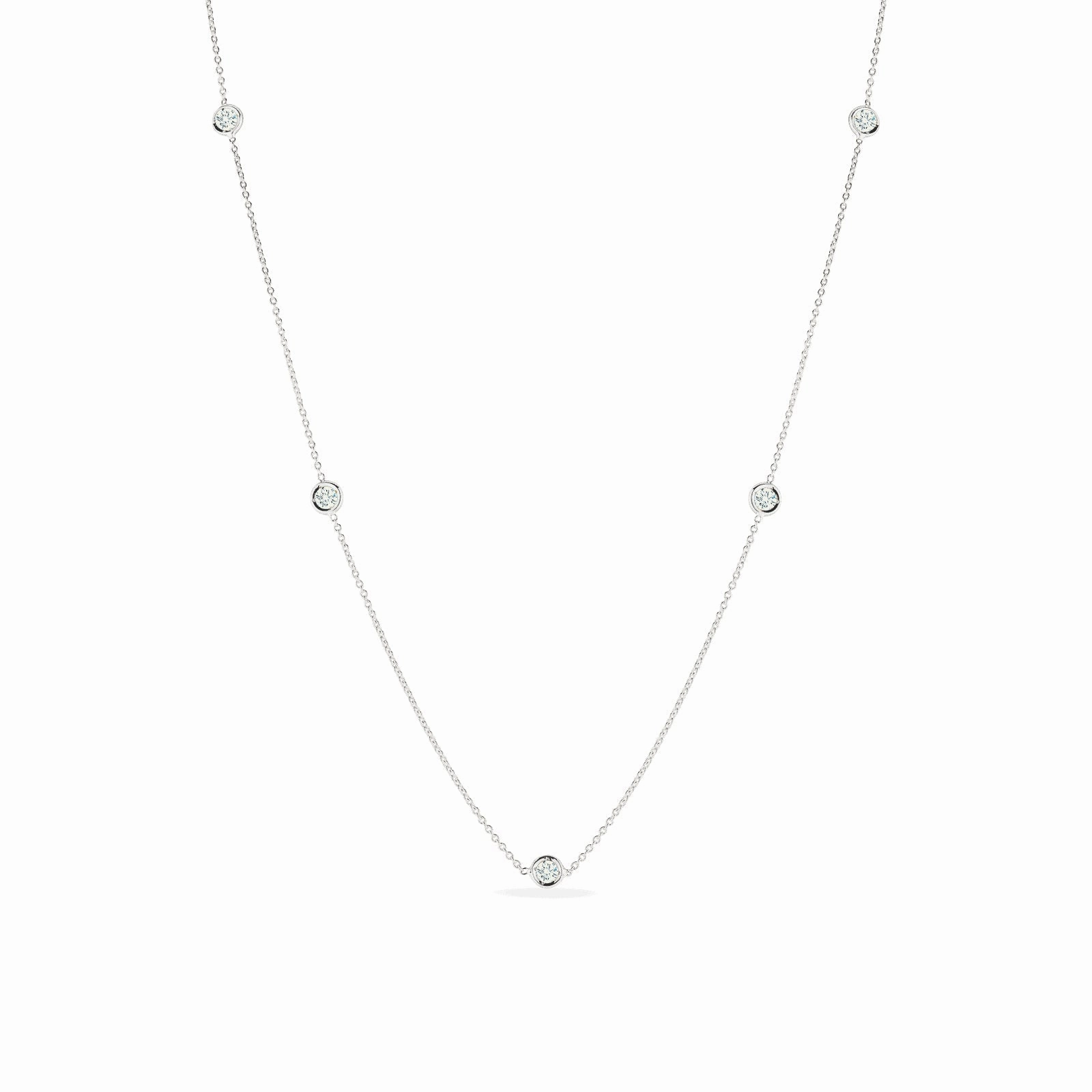 5-Station Diamond Necklace