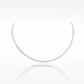 6.05ct Diamond White Gold Necklace
