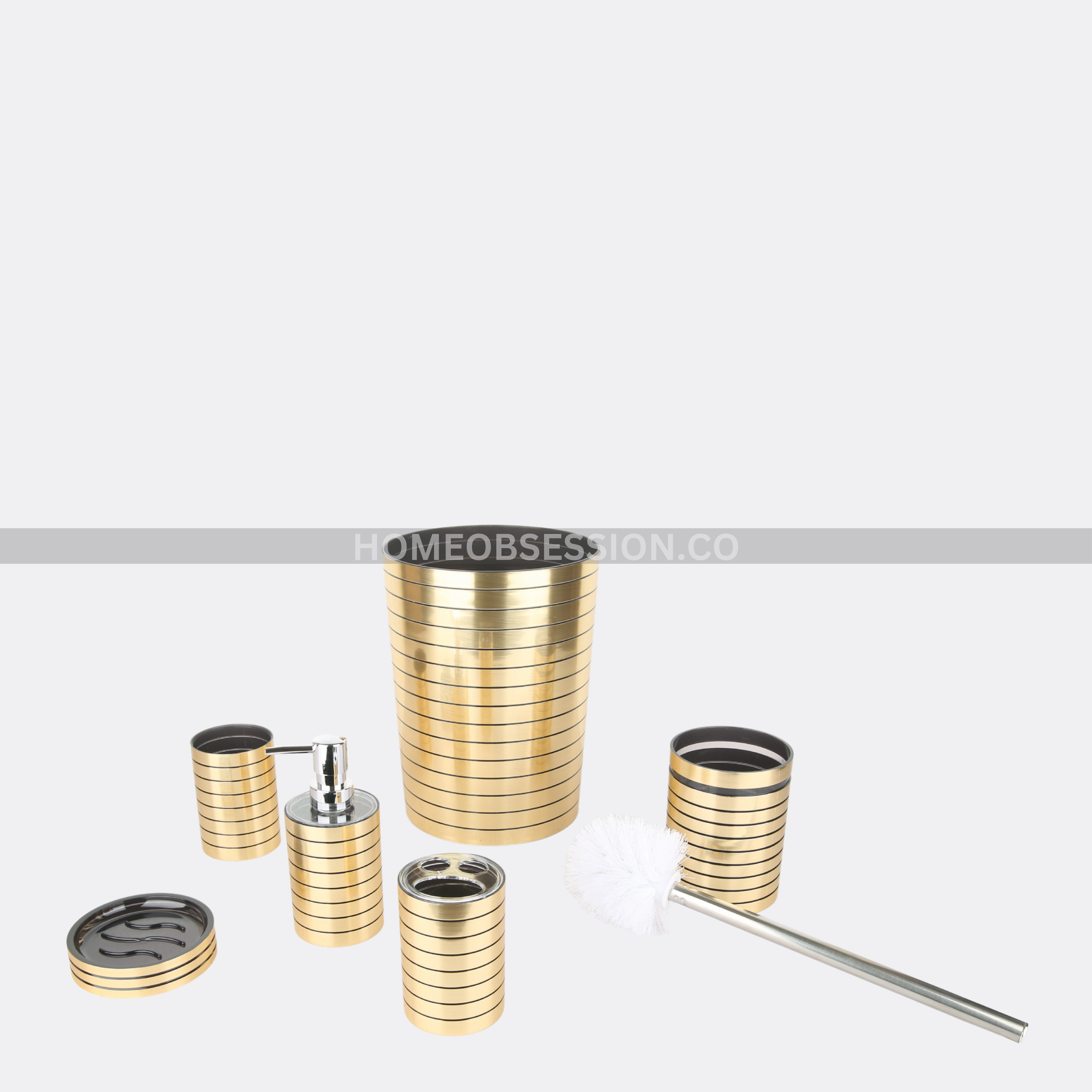 6 Pieces Acrylic Bath Set