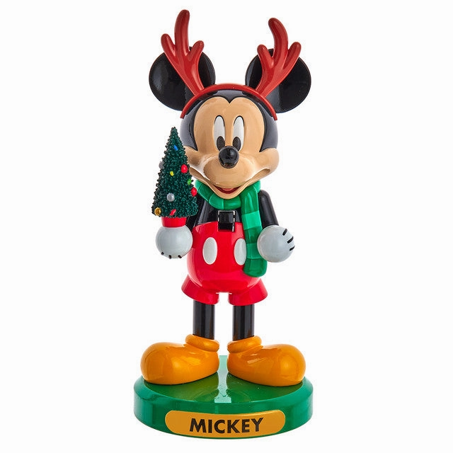6" Disney Mickey Mouse With Tree Nutcracker Decorative Mirror,Home Decor Mirror