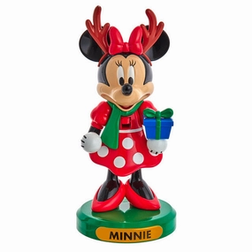 6" Disney Minnie Mouse With Tree Nutcracker Decorative Mirror,Home Decor Mirror