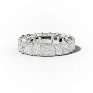 7.0 Carat Radiant Cut Diamond Eternity Band Shared Prong