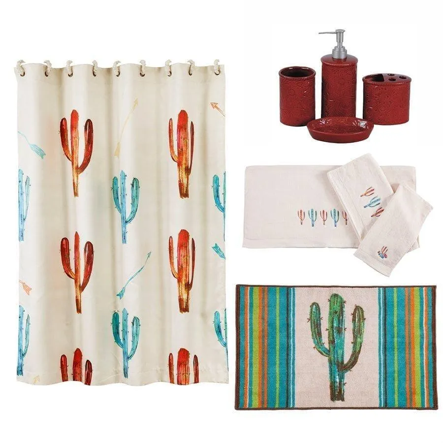 9 PC Cactus Bathroom Decor Set bathroom furniture, vanity cabinet