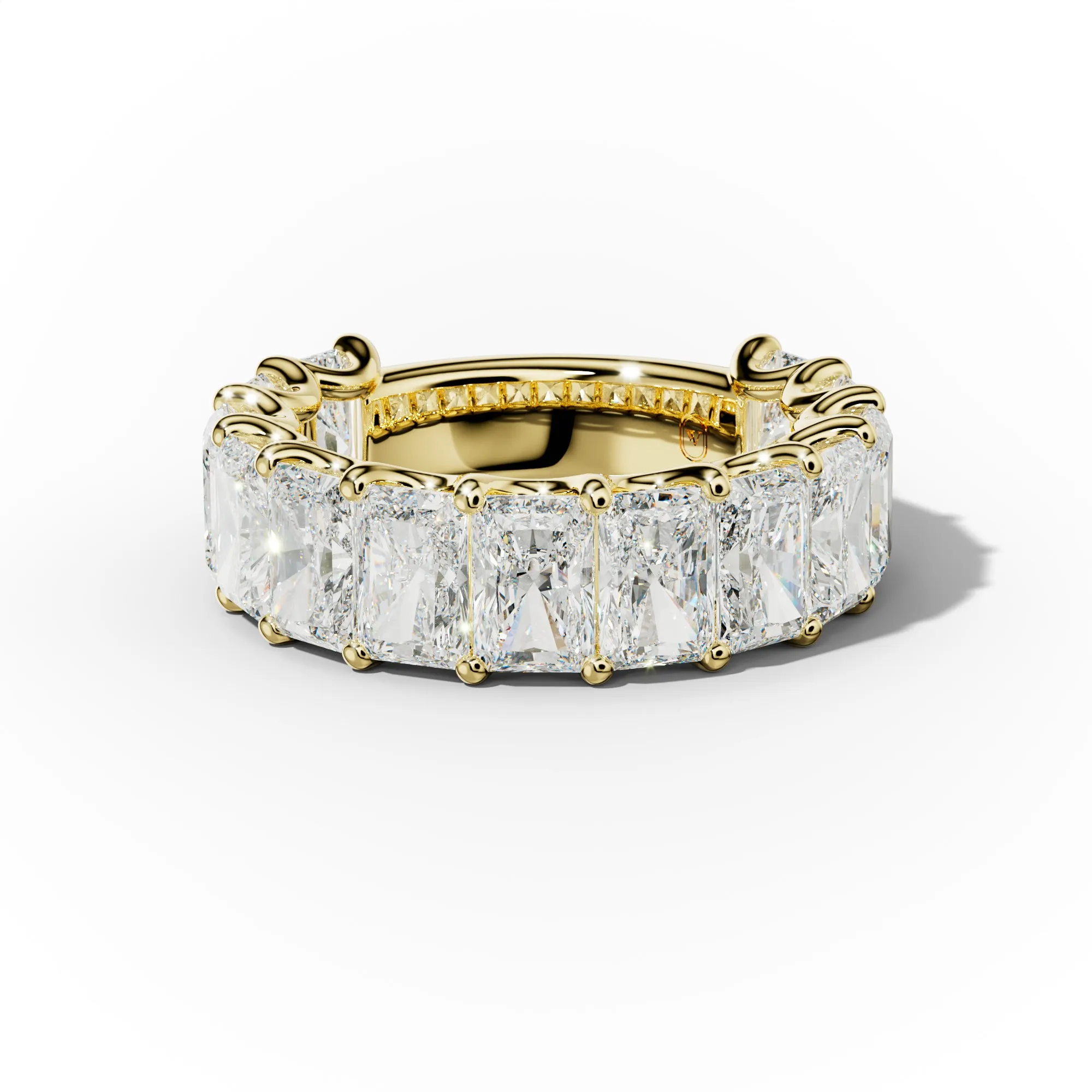 9.0 Carat Radiant Cut Diamond Anniversary Band