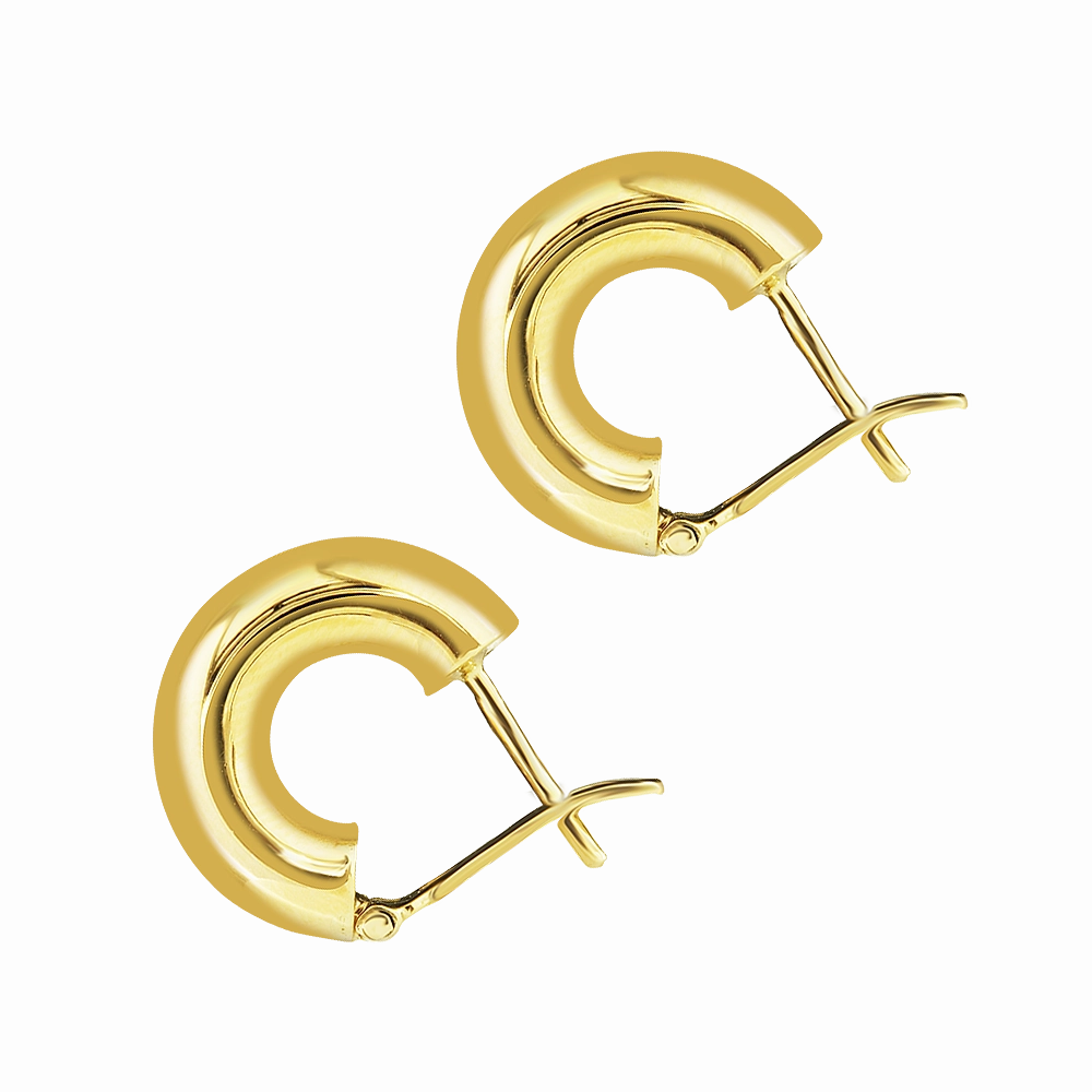 9ct Yellow Gold Hoop Earrings