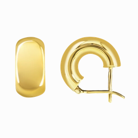 9ct Yellow Gold Hoop Earrings