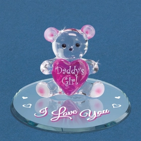 "Daddy's Girl" Bear Decorative Mirror,Home Decor Mirror