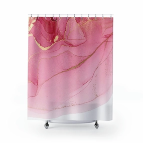 abstract boho shower curtain | Pink Ombre Lighting,Home Lighting