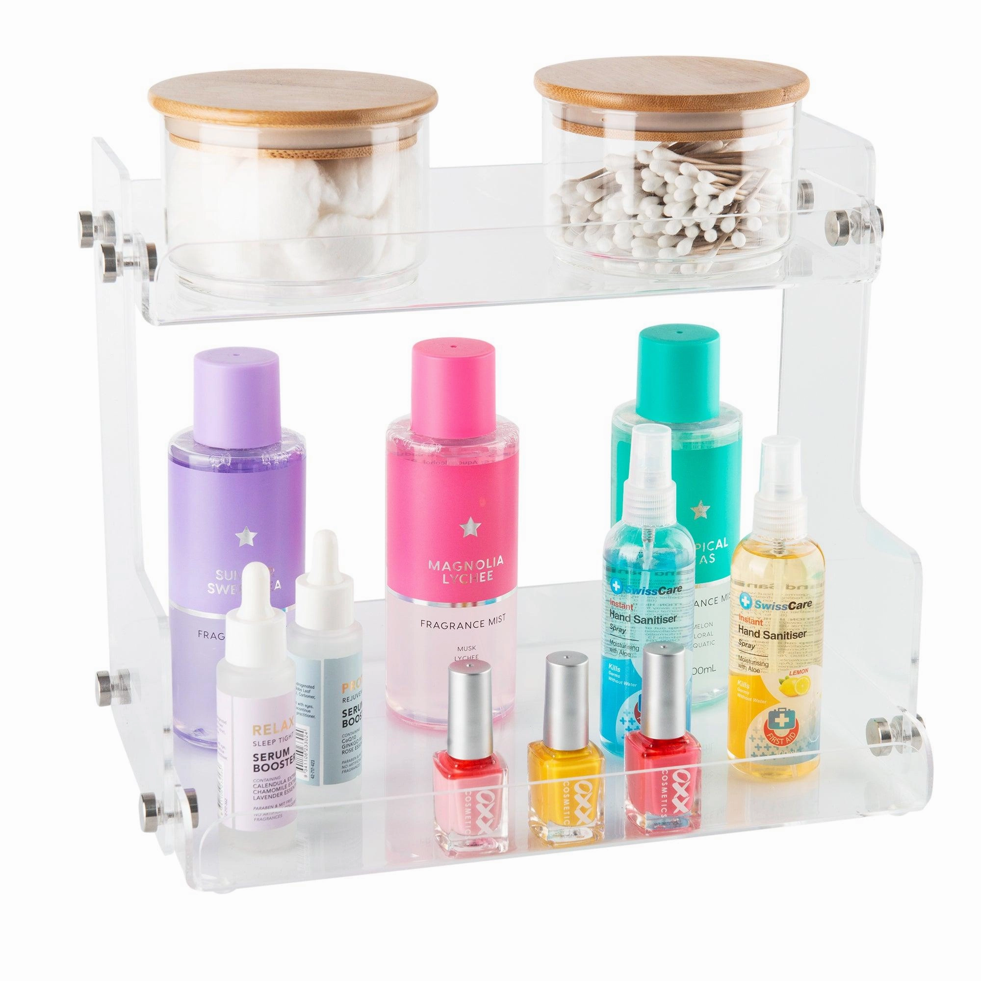 Acrylic 2-Tier Shelf Organiser