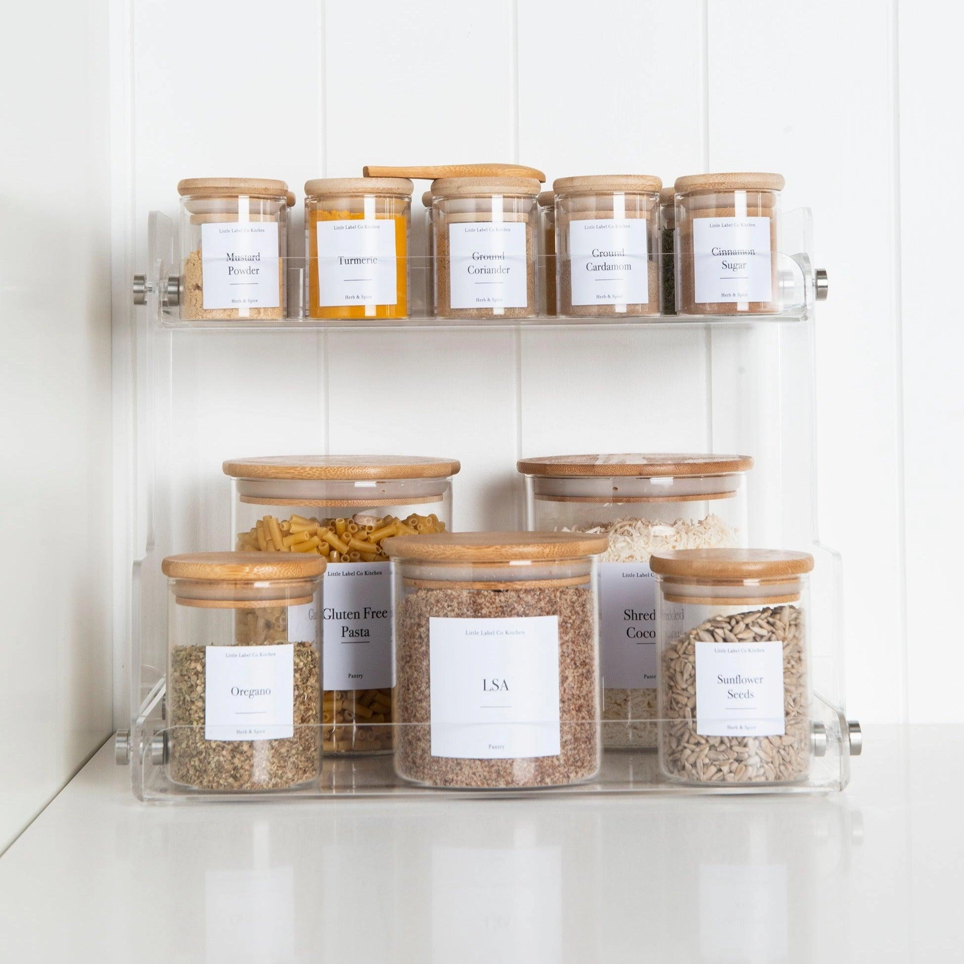 Acrylic 2-Tier Shelf Organiser