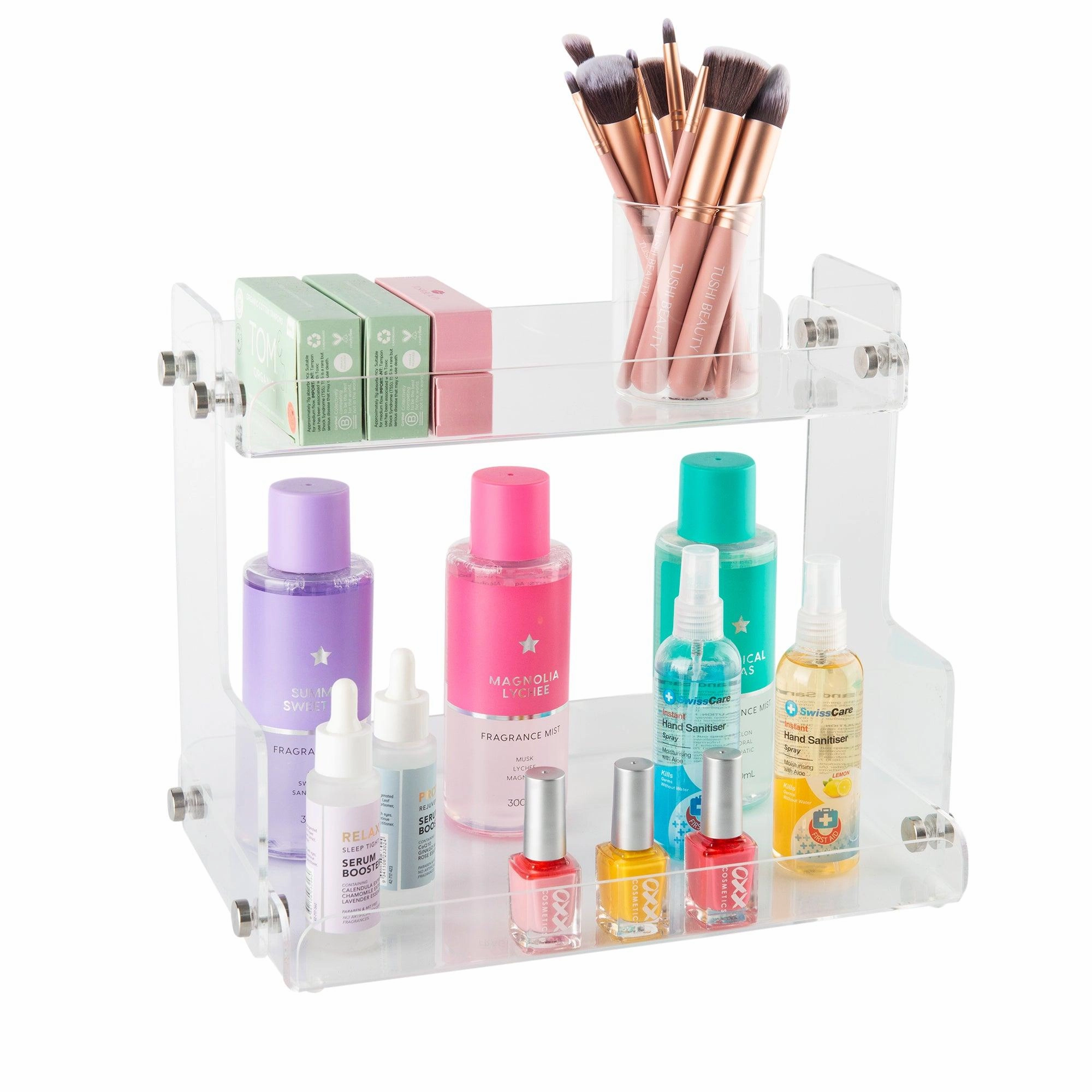 Acrylic 2-Tier Shelf Organiser