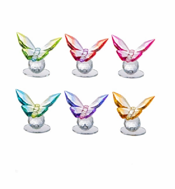 Acrylic Butterfly on Gazing Ball Figurine Decorative Mirror,Home Decor Mirror