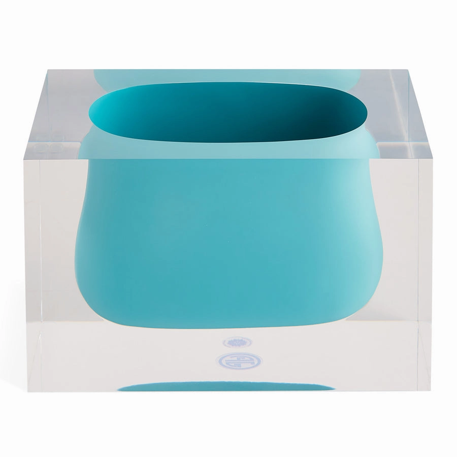 Acrylic Cube Vase | Jonathan Adler Bel Air Gorge