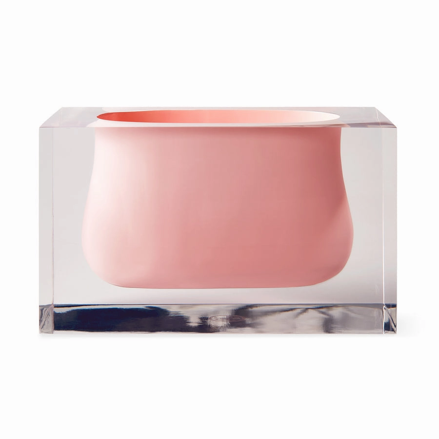 Acrylic Cube Vase | Jonathan Adler Bel Air Gorge