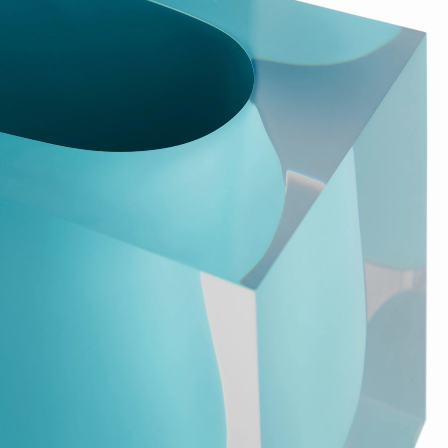 Acrylic Cube Vase | Jonathan Adler Bel Air Gorge