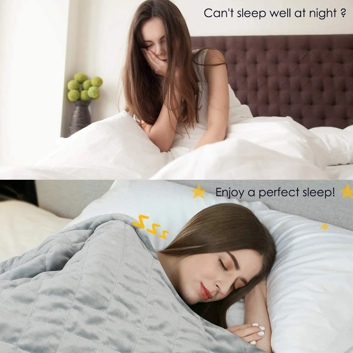 Adult Weighted Blanket & Removable Duvet Cover