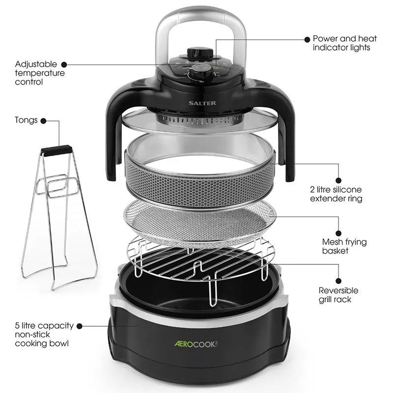 Aerocook Pro, 5L, Black