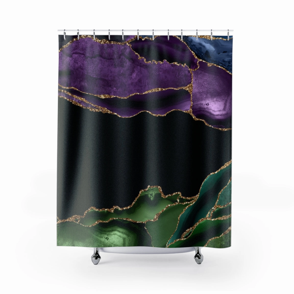 Agate Marble Shower Curtain