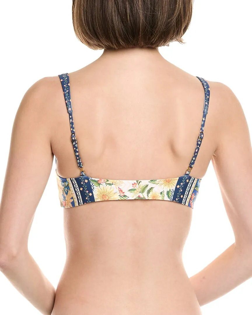 Agua Bendita Martina Jardim Bikini Top