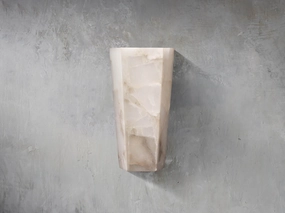 Alabaster Hexagonal Sconce Lighting,home lighting fixtures