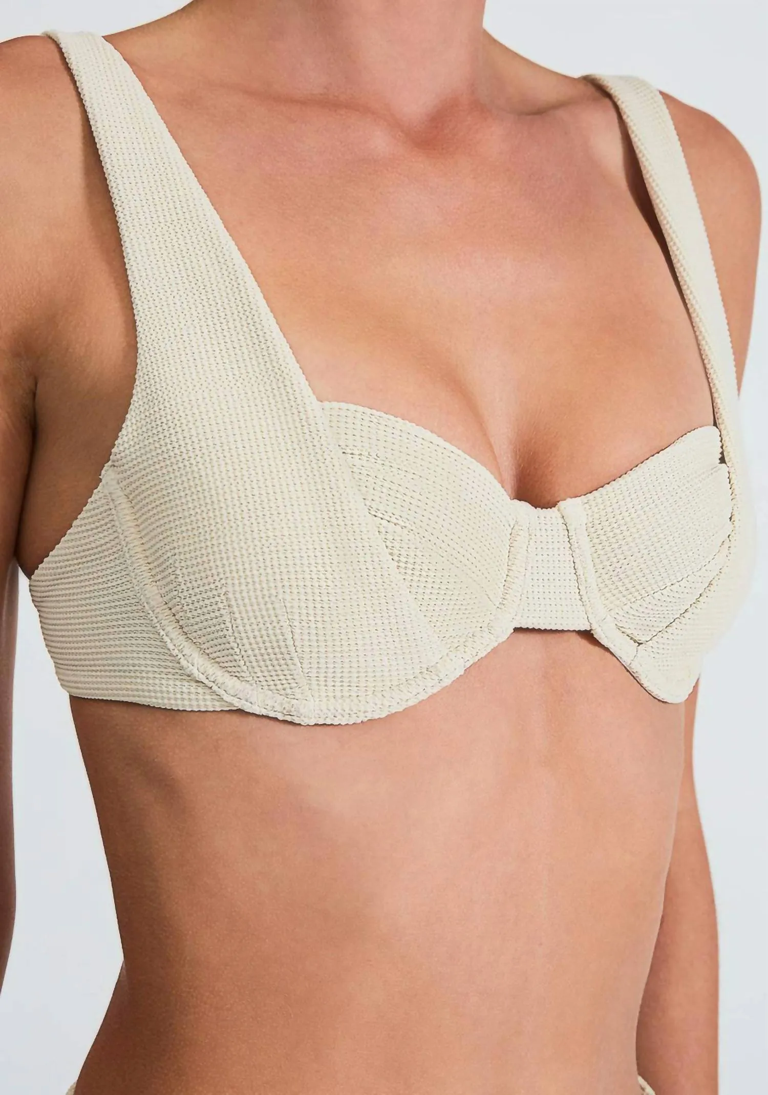 Alaia Top In Oatmeal