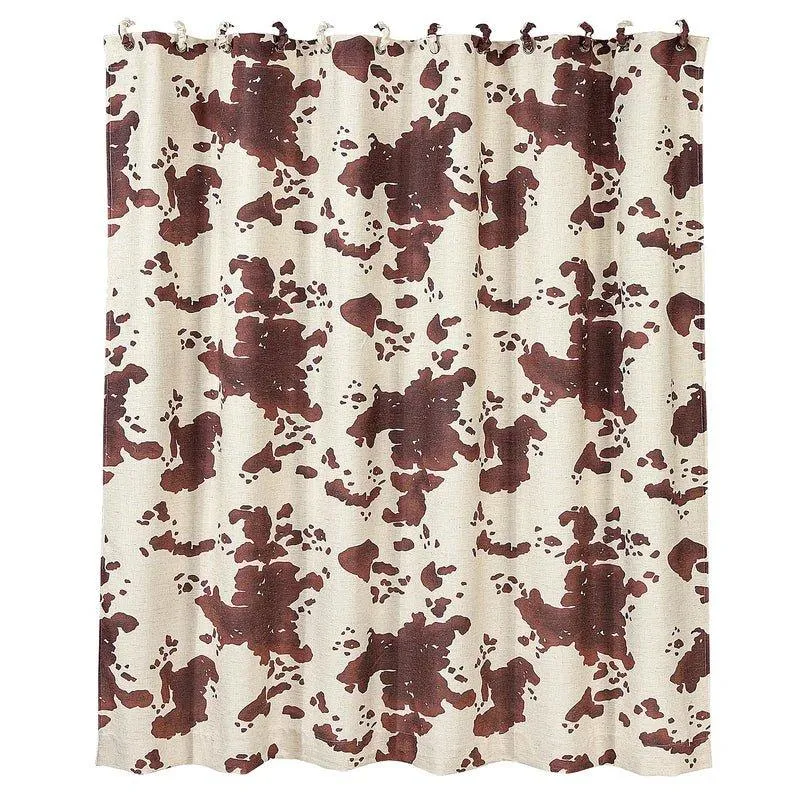 All-Over Cowhide Print Shower Curtain bathroom furniture, vanity cabinet