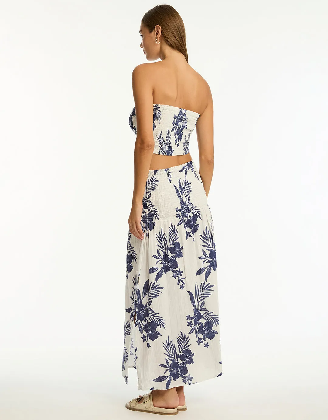 Aloha Beach Skirt - White