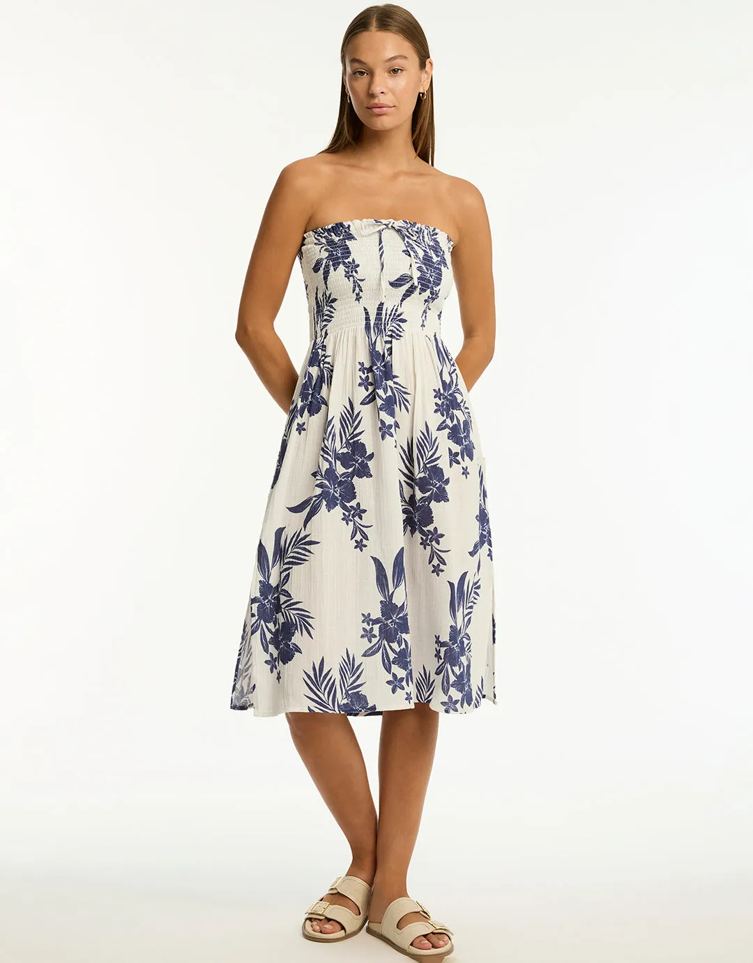 Aloha Beach Skirt - White