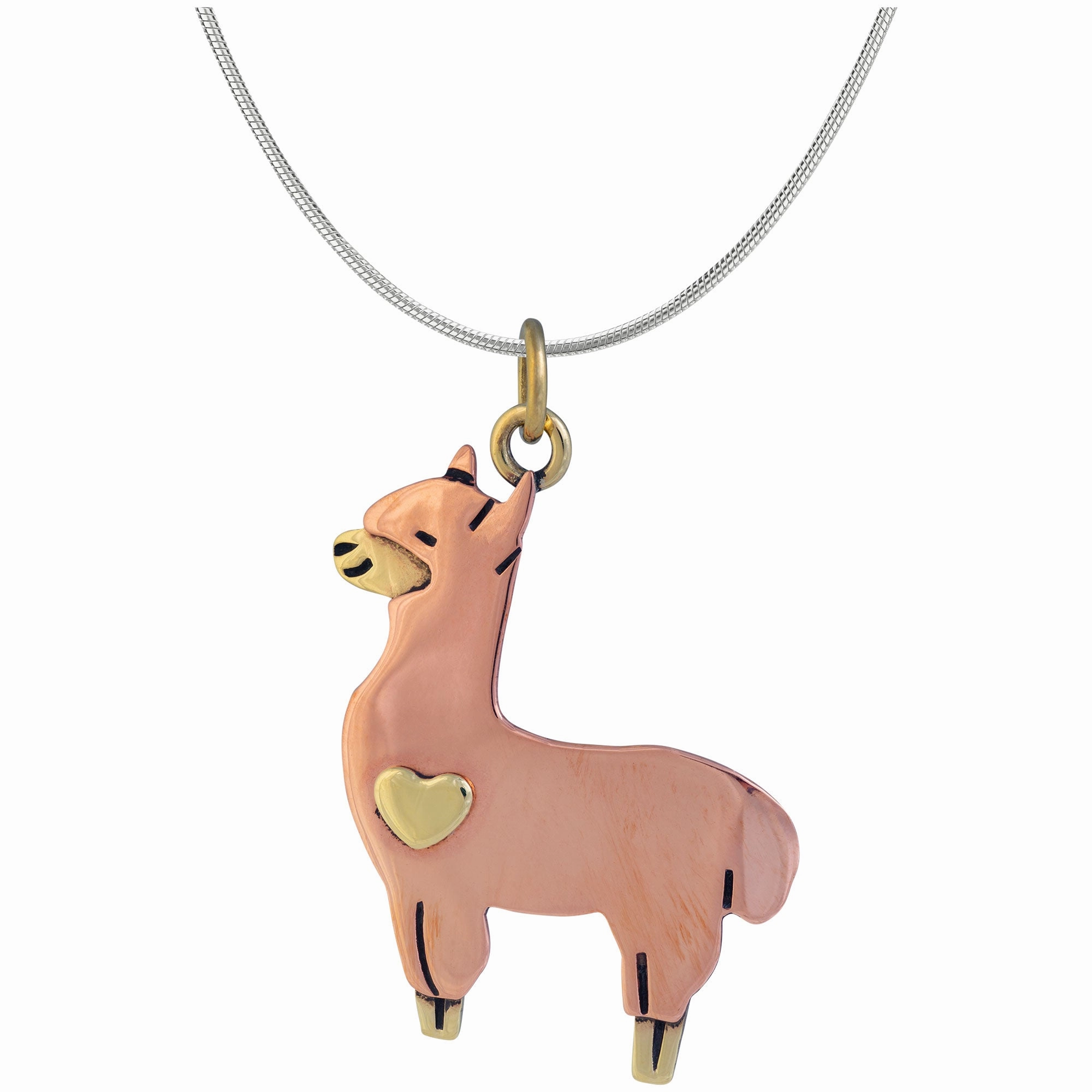 Alpaca Brass & Copper Necklace