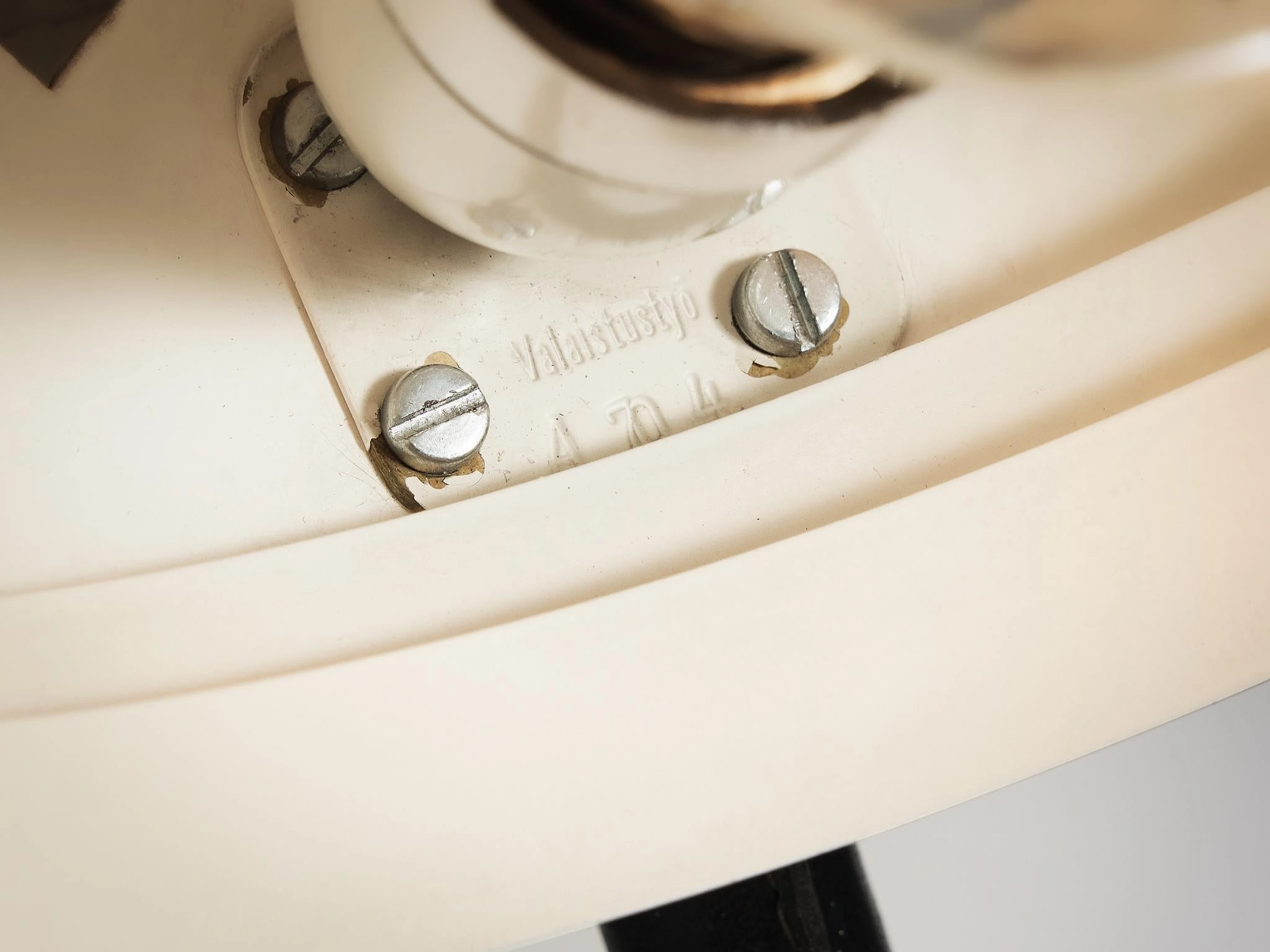 Alvar Aalto for Valaistusty Ky A704 Table Lamp with White Shade