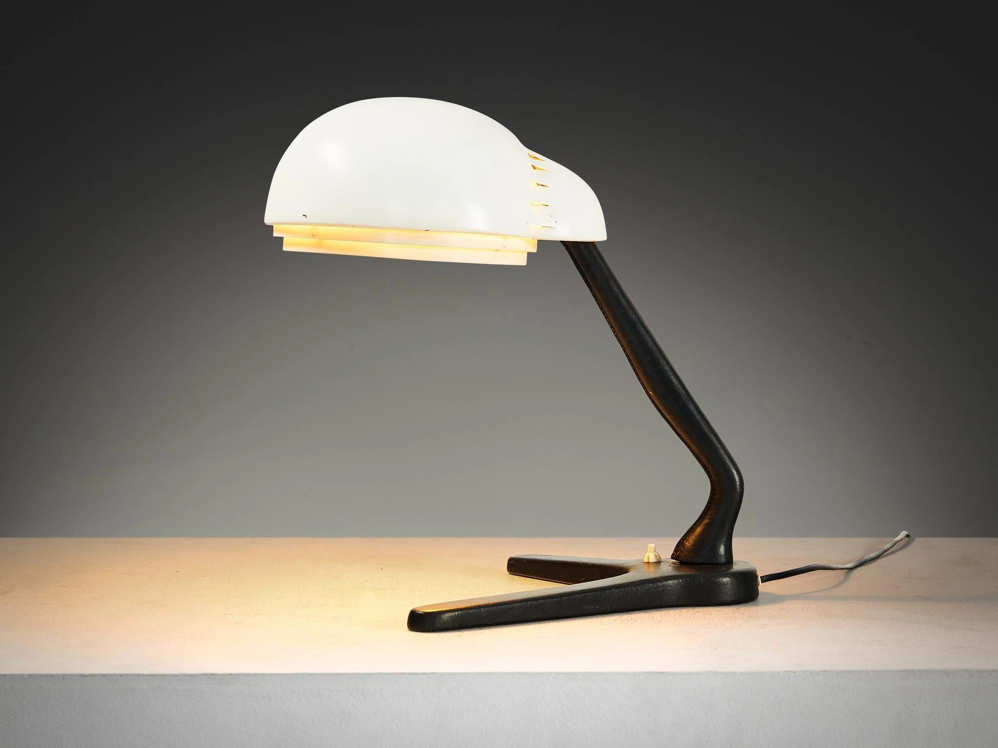 Alvar Aalto for Valaistusty Ky A704 Table Lamp with White Shade