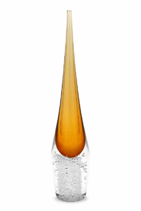 Amber Crystal Vase | Liang & Eimil Ellis Vase,Glass Vase