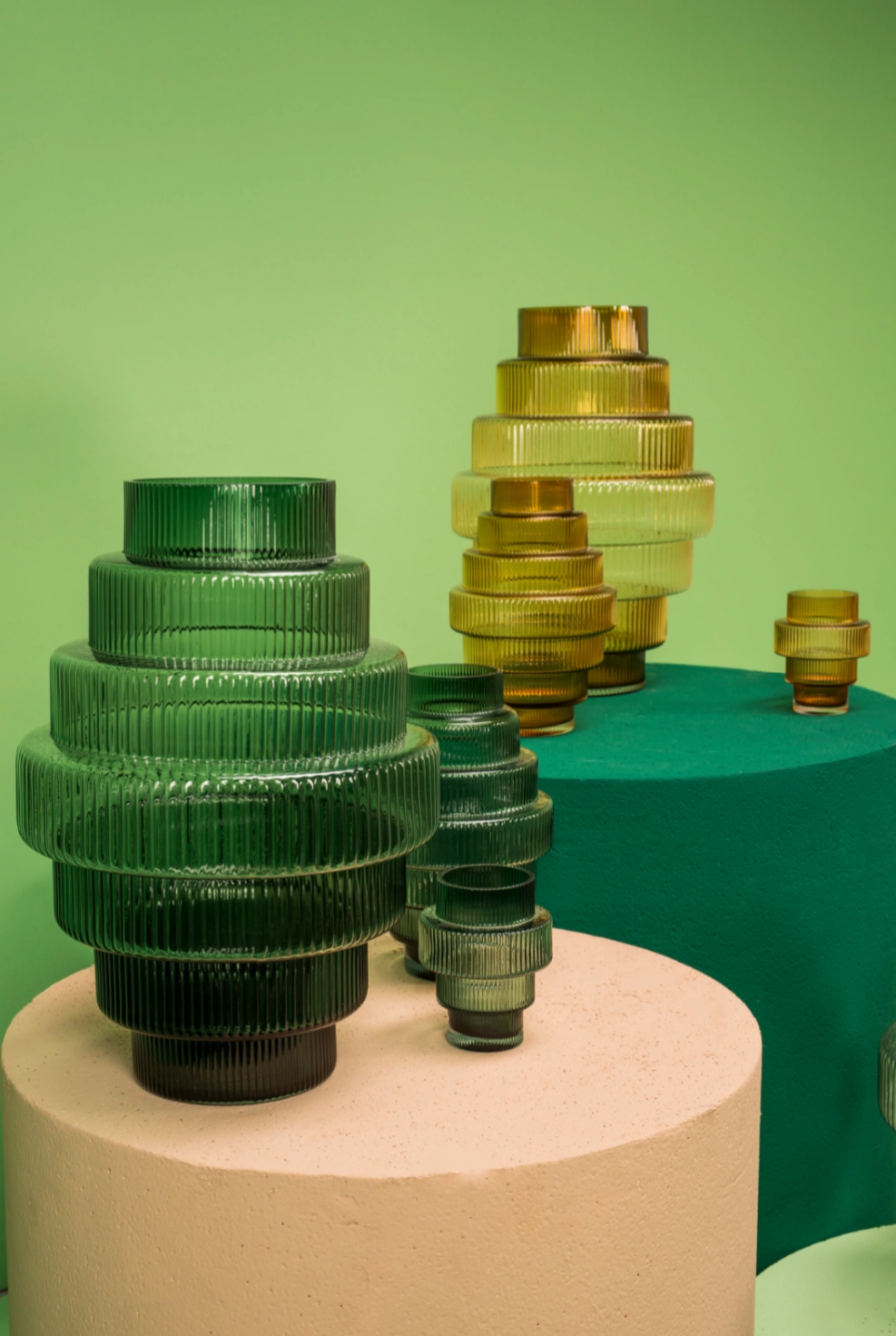 Amber Glass Vase L | Pols Potten Steps