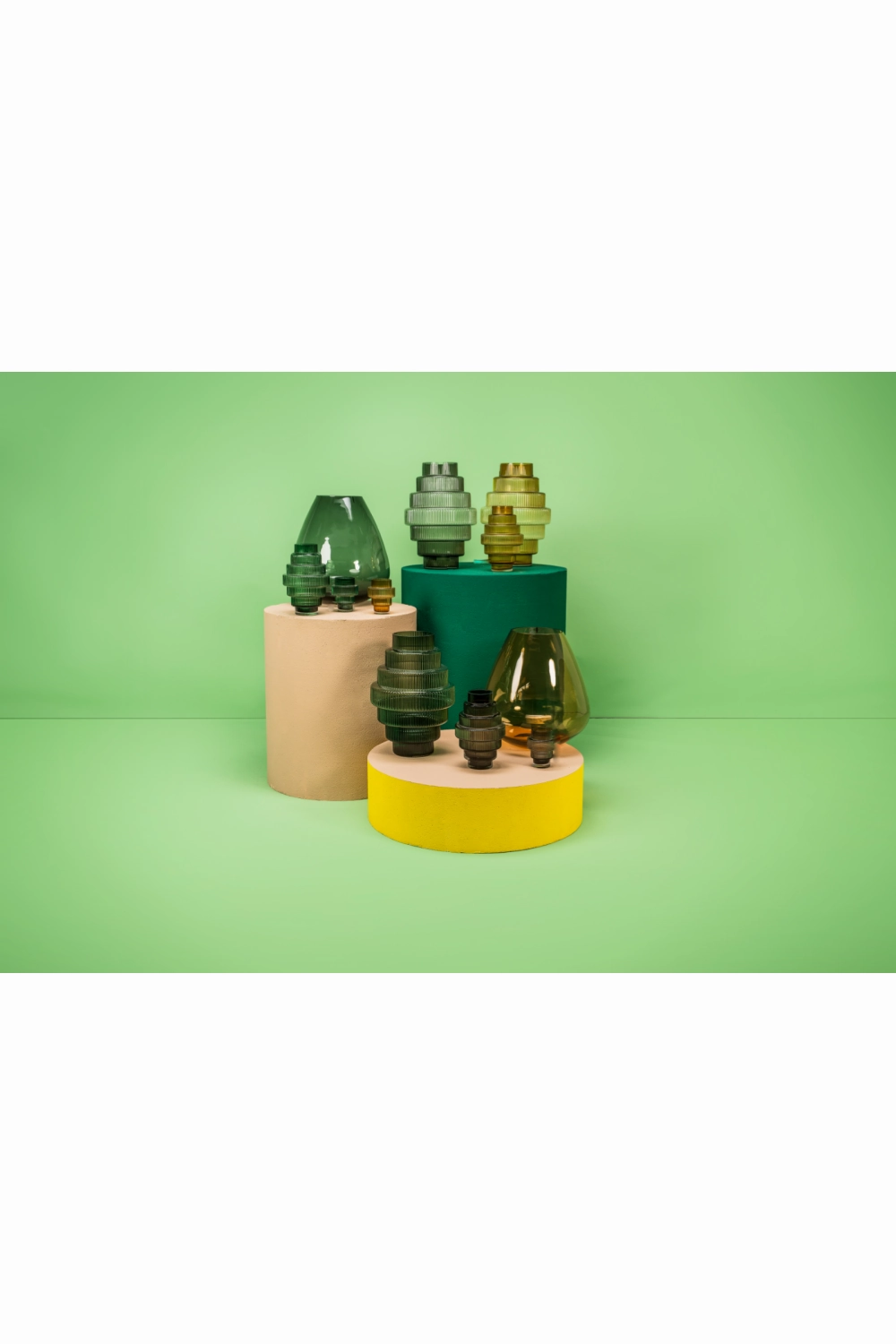 Amber Glass Vase L | Pols Potten Steps