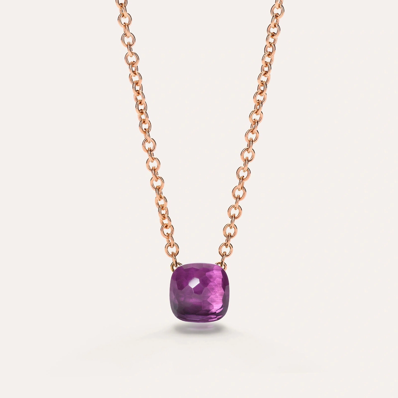 Amethyst Nudo Petit Necklace