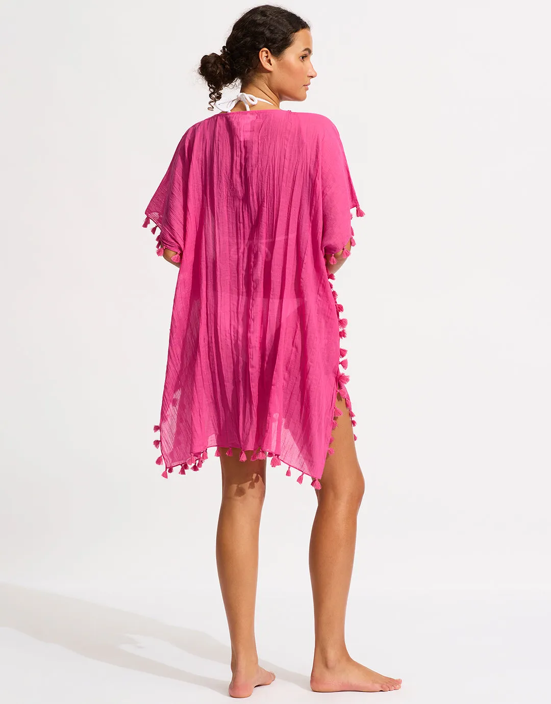 Amnesia Kaftan - Hot Pink