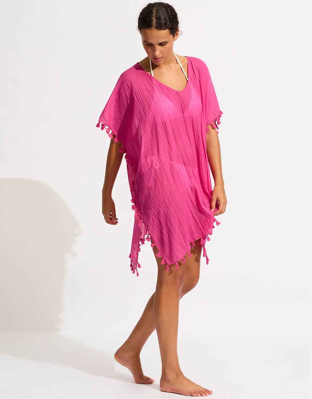 Amnesia Kaftan - Hot Pink