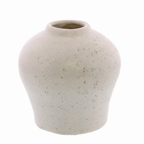 Anders Urn Vase - White Vase,Ceramic Vase