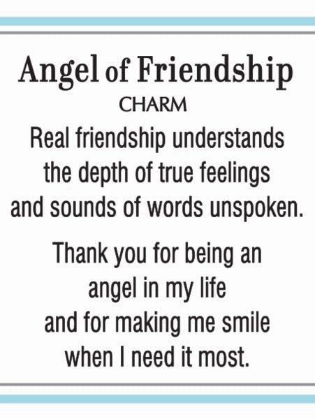 Angel of Friendship Charm Token