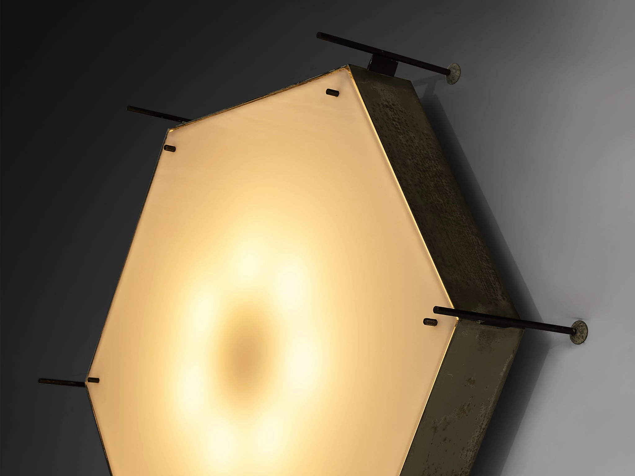 Angelo Lelii for Arredoluce '12712' Ceiling or Wall Light