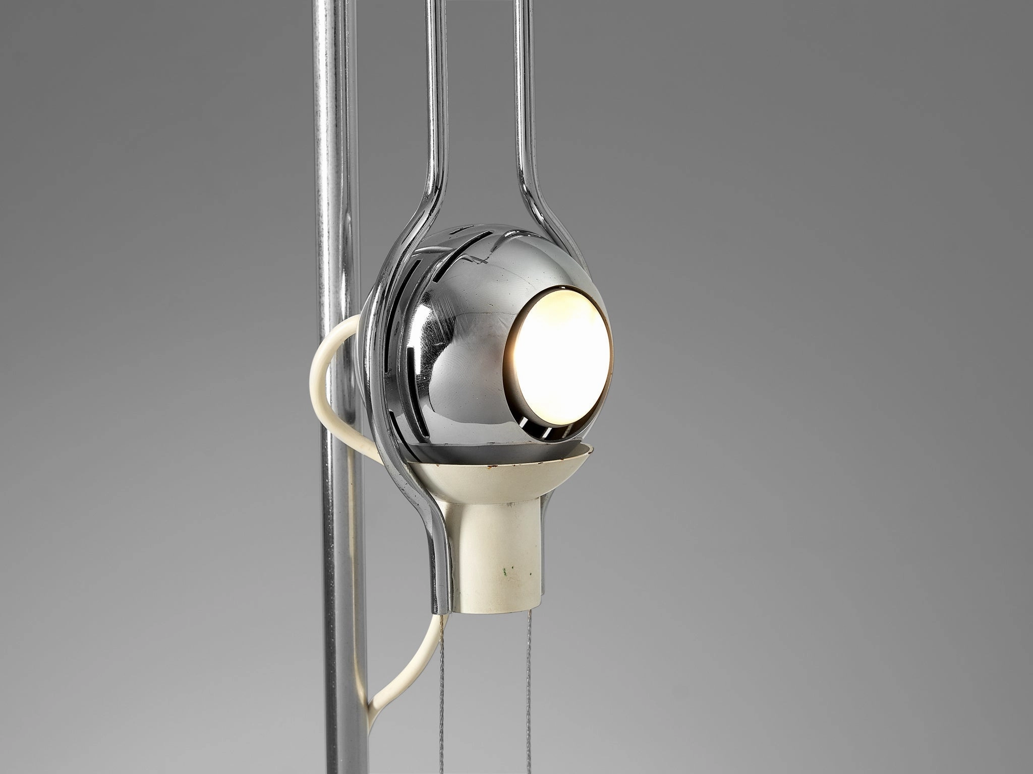 Angelo Lelii for Arredoluce Filo Sfera Table Lamp with Magnetized Globe