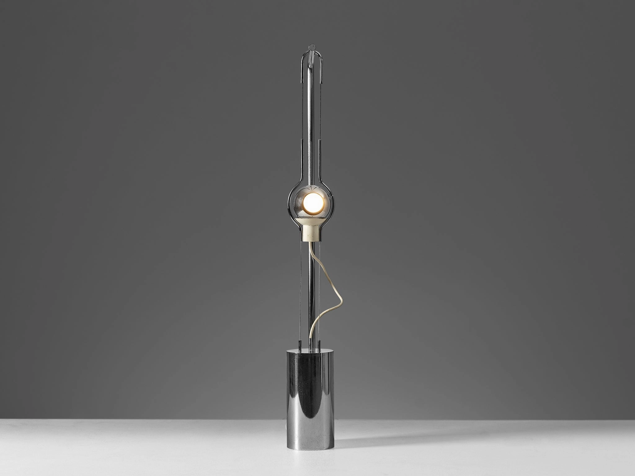 Angelo Lelii for Arredoluce Filo Sfera Table Lamp with Magnetized Globe