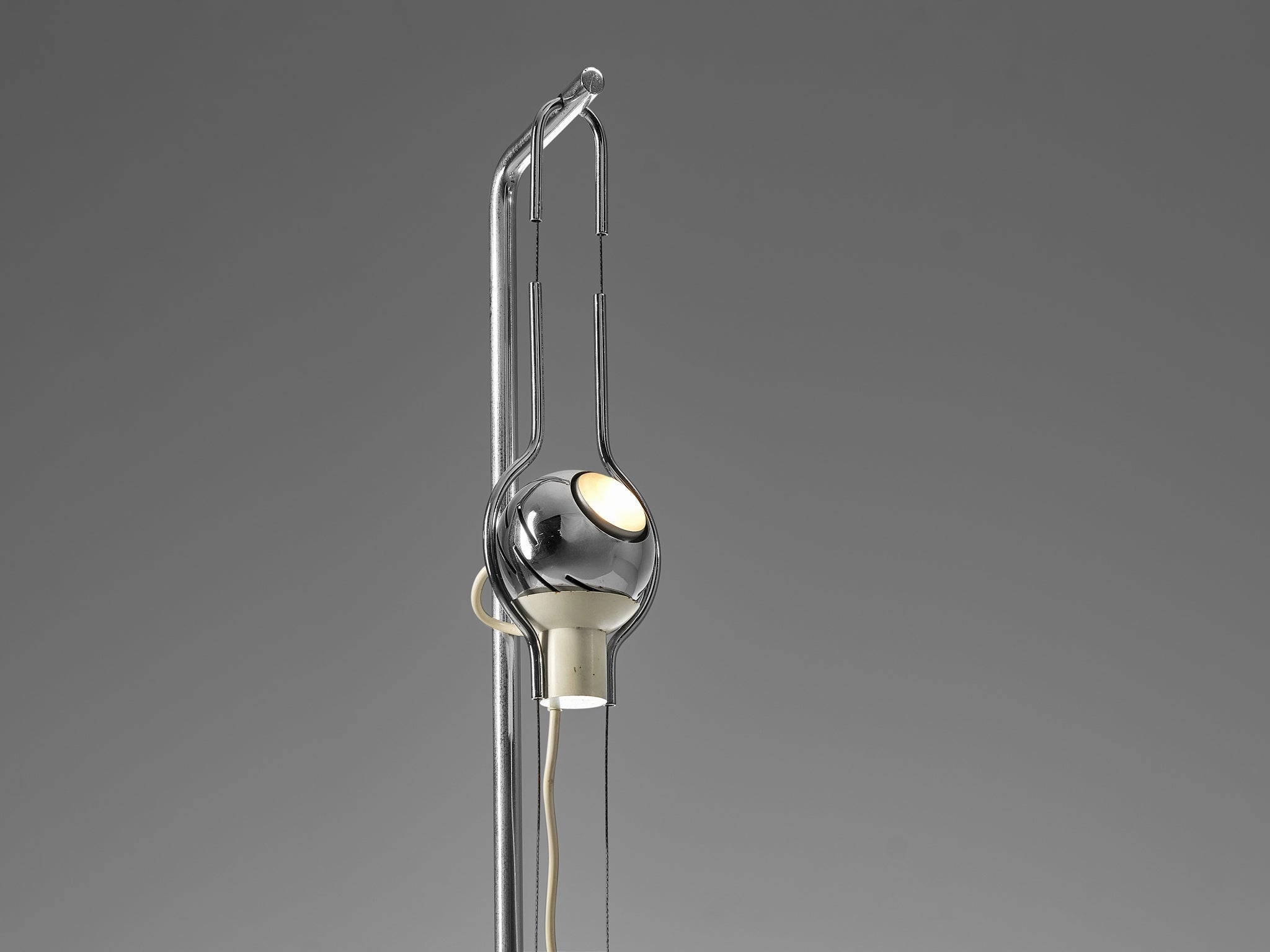 Angelo Lelii for Arredoluce Filo Sfera Table Lamp with Magnetized Globe